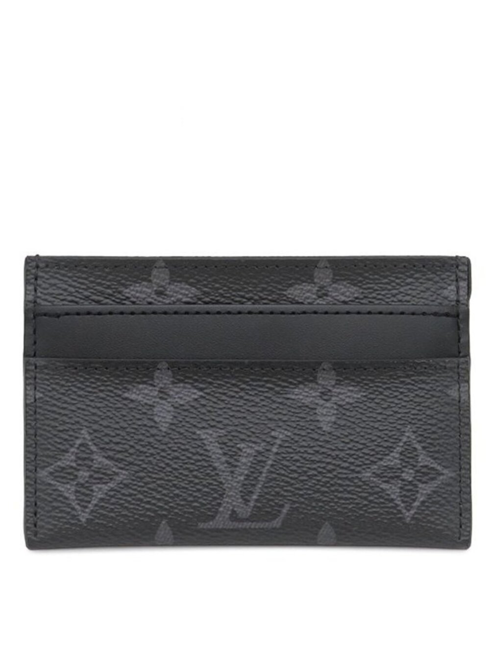 Louis Vuitton Card Case Double Monogram Eclipse Black